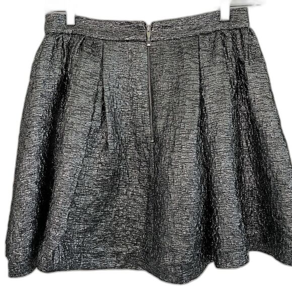 KATE SPADE NEW YORK METALLIC SKIRT SZ 10 - Picture 2 of 8
